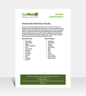 Ostomates Nutrition Guide